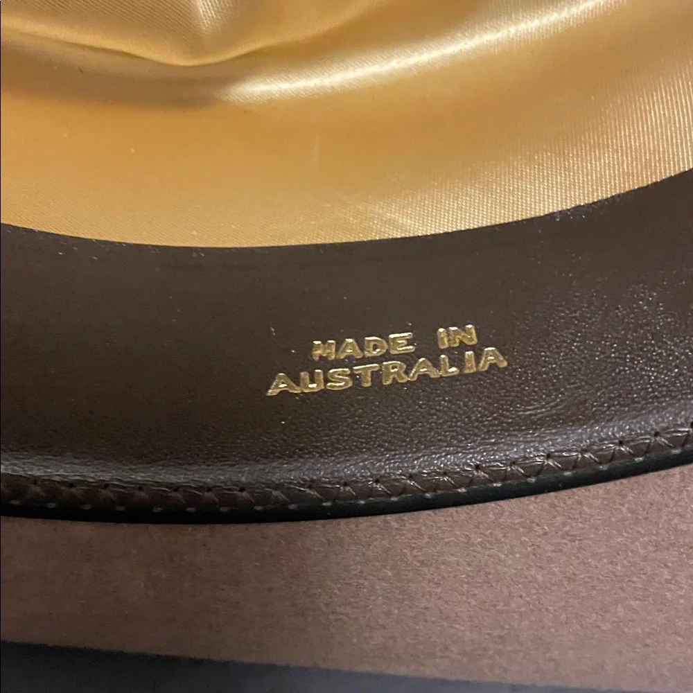 Unisex Akubra Made in Australia Dallas Style Felt Hat Size 56 - Picture 3 of 10